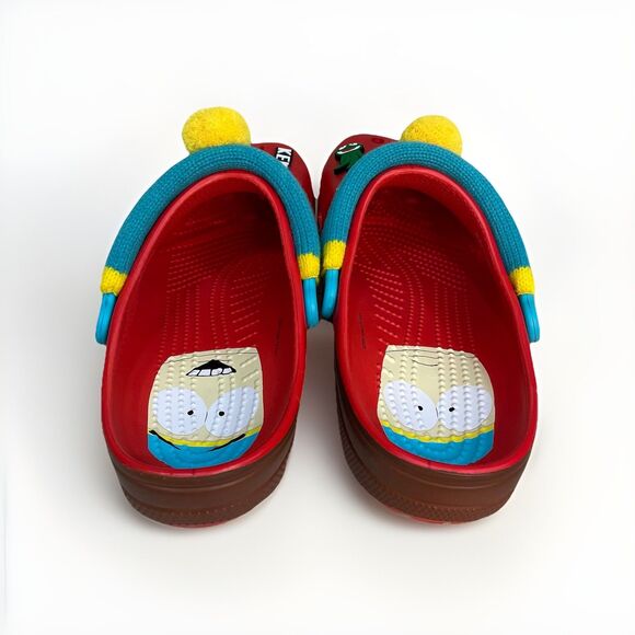CROCS South Park Cartman Classic Clog 211500-90H Men’s 12 Slip On Red Blue New main image 10